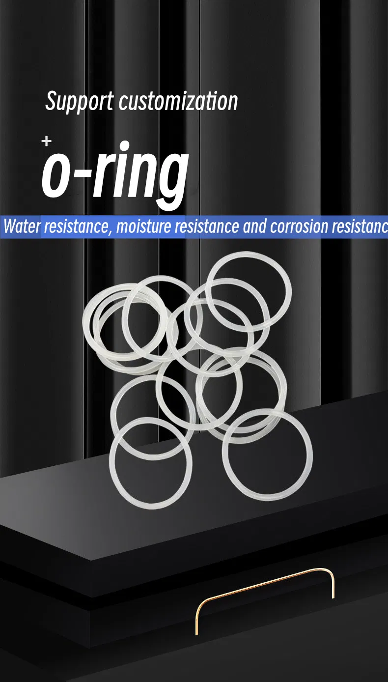 Hohe Temperaturen Standard Custom Silicone O-Ring Siegel Lebensmittel FDA FKM 75 Nitril Neopren NBR EPDM Wasserdicht 0
