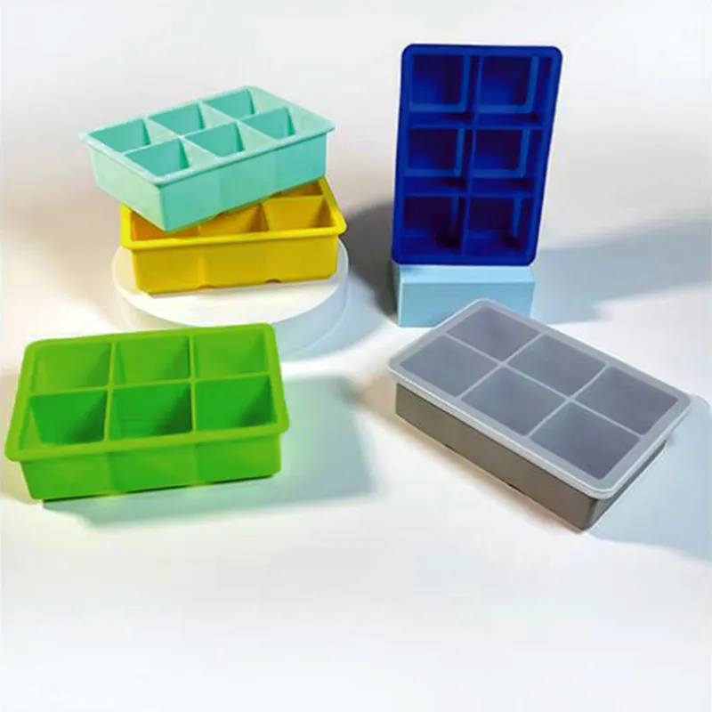 Silikon-Eiswürfel-Träger Einfache Freisetzung Silikon- und Flexibleis-Träger Silikon-Pressform 0