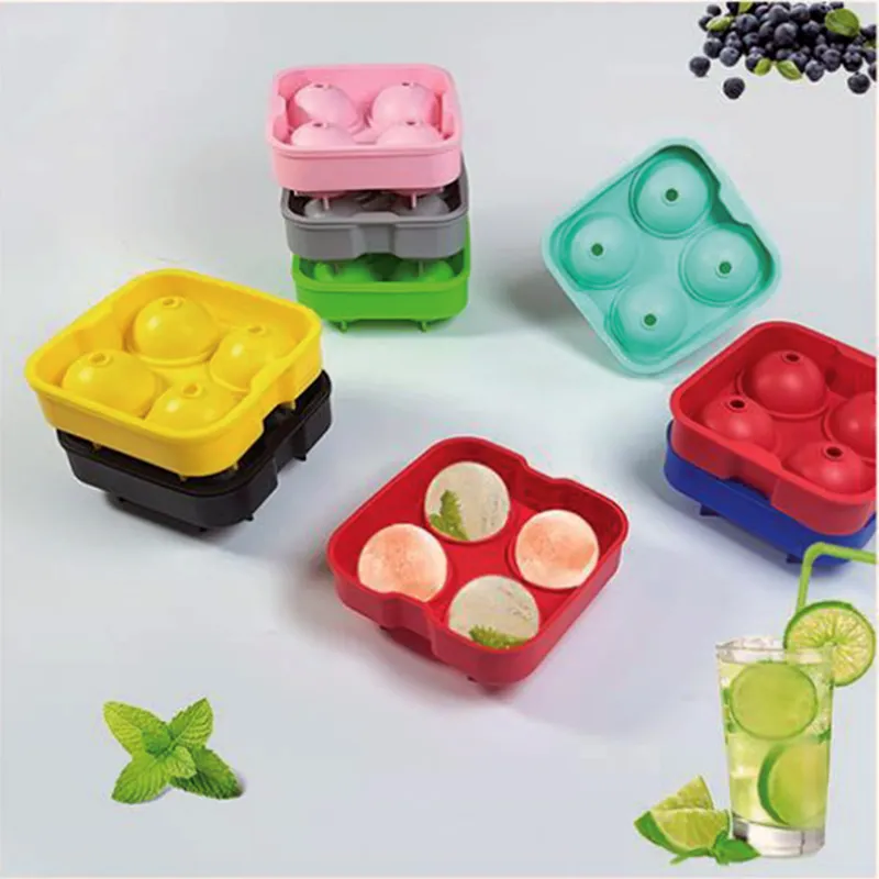 Einfach freizugeben Flexible Silikon-Eiswürfel-Tray Formen geruchlos und umweltfreundlich 2