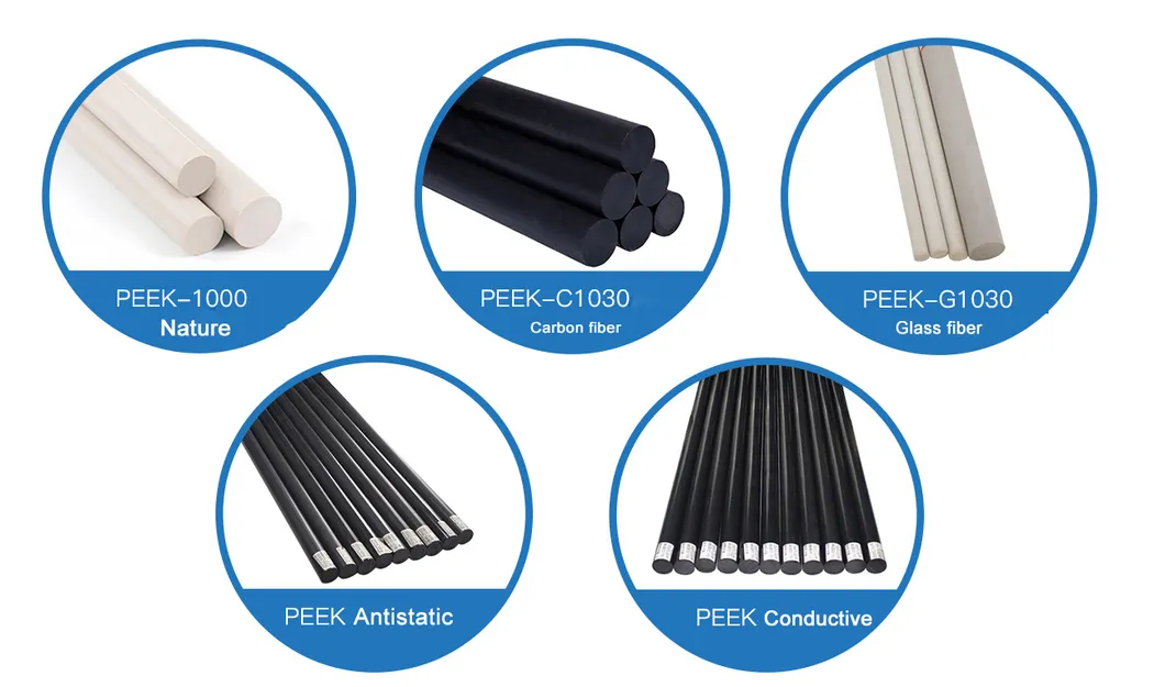 High-Strength Peek Processing Parts Custom Machined Components for Aerospace, Semiconductor and Food Processing Industries 2
