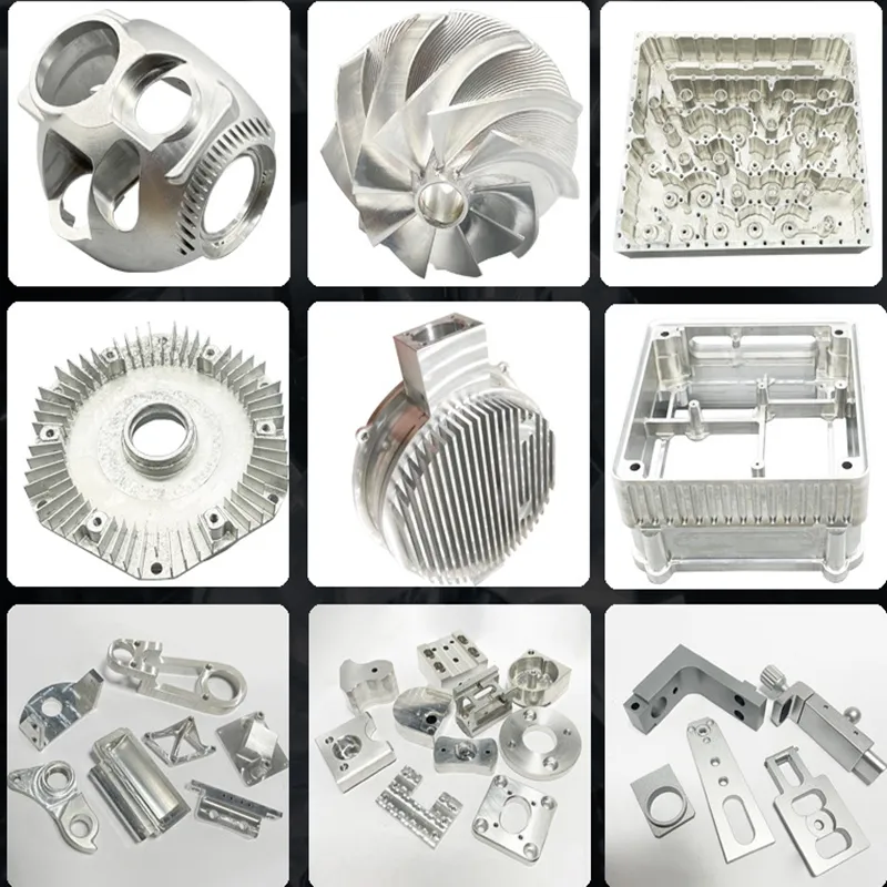 CNC Machining Part of Aluminium and Steel Customized High Precision 5 Axis Metal Part Fabrication for Speed Prototype 8