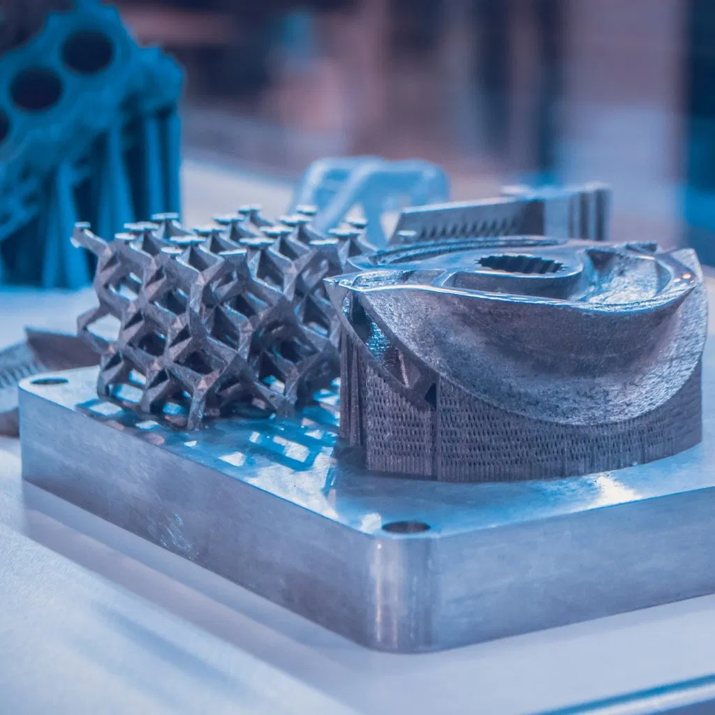 SLA DLP SLM FDM 3D Printing Metal Online Stainless Steel S136 Aluminum Alsi10mg Custom Steel Parts 1