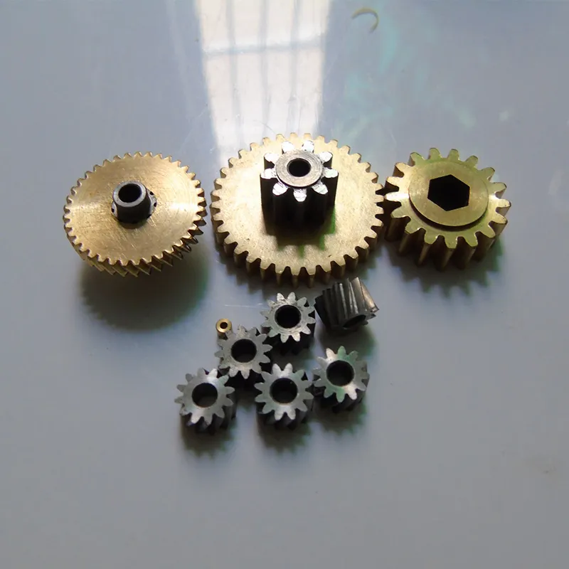 Industrial CNC Machining Stainless Steel Black Metal Twisted Metal Gear with 5 Shafts for Heavy-Duty Applications 4