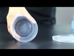 Custom PET Sauce Cup With Lid Disposable Condiment Container