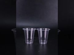 PET Coffee Cup With Lid Custom Logo Thermoforming Service