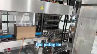 Full Auto Chocolate Candy Canned Food Packaging Line Solution, High Speed Food Grade Bag Sealer Mach