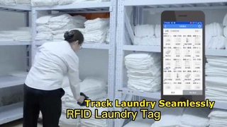 Ετικέτες πλυντηρίου RFID Παρακολουθήστε τα λευκά είδη αποτελεσματικά