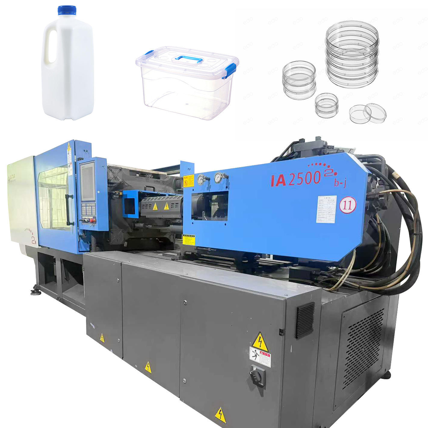 120 Ton Used Hydraulic Injection Molding Machine for Plastic Crates Video