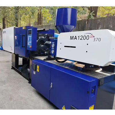 Machine de moulage par injection hydraulique d'occasion de 120 tonnes pour caisses en plastique