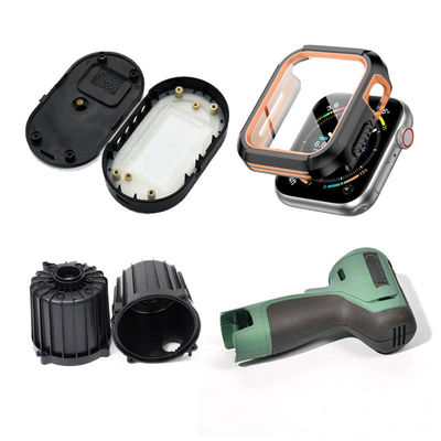 Kunststoff ABS/PC/PA66/POM/TPU/PP/PVC/PET/HDPE/as/PMMA Spritzgussformen Teile Heißlaufende Überformung Doppelfarbige Form