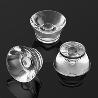 Custom LSR Injection Molded Silicone Lens for LED Lighting 94% Transmittance