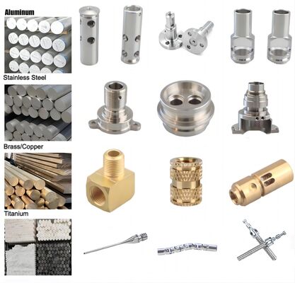 CNC Swiss Machining Service for High Precision Small Parts Manufacturing in Medical and Electronics Industries with Brass, Bronze, Copper, Hardened Metals, Stainless Steel, Aluminum and 1.2 M Max Part Size