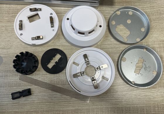 Flame-Retardant ABS Photoelectric Smoke Detector Housing with High Strength and Easy Installation